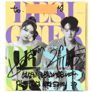 Z.Flat & Hondam - Designer Signed Autographed Promo CD Album K-Pop 2020