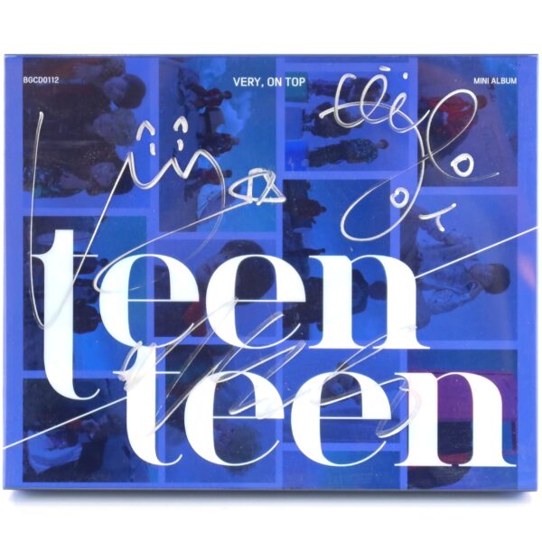 Teen Teen - Very, On Top 1st Mini Album Signed Autographed Promo CD K-Pop 2019