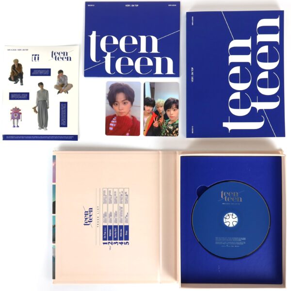 Teen Teen - Very, On Top 1st Mini Album Signed Autographed Promo CD K-Pop 2019