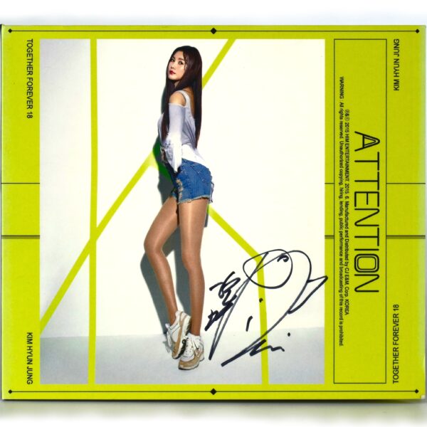 Kim Hyun Jung - Attention Signed Autographed Single Album CD Promo K-Pop 2015