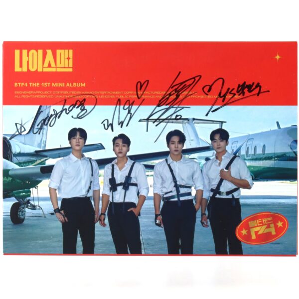 BTF4 - Nice Man 1st Mini Album Signed Autographed Promo CD K-Pop Trot 2023