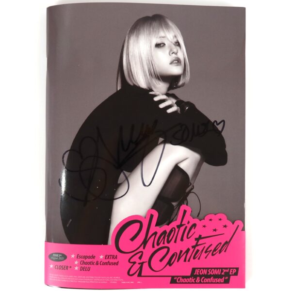 Jeon Somi - Chaotic & Confused 2nd Mini Album Signed CD Promo 2025