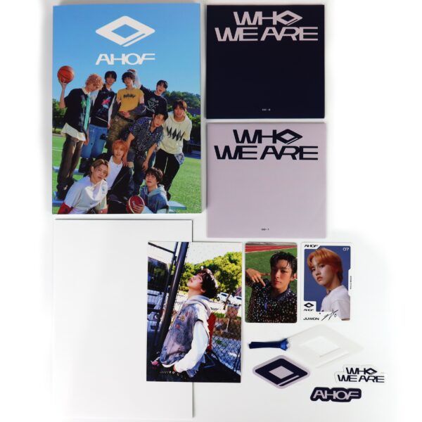 Ahof - Who We Are [Photobook Ver.] 1st Mini Album Signed CD Promo 2025