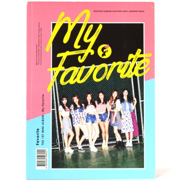 Favorite - My Favorite 1st Mini Album Signed + Message To VAV CD Promo 2017
