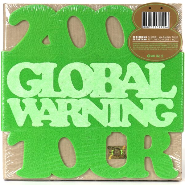 Bigbang - 2008 Global Warning Tour Taeyang 1st Live Concert DVD Sealed Green
