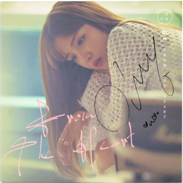 Kim Na Young - From The Heart 1st Album Signed Autographed Promo CD 2016 Nayoung