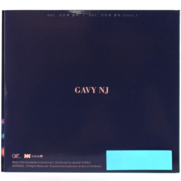 Gavy NJ - I'm In Sinchon Single Album Signed Autographed Promo CD K-Pop 2020