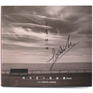 Jung Seung Hwan & Lee Si Eun - Tears Signed Single Album Promo CD K-Pop Ballad