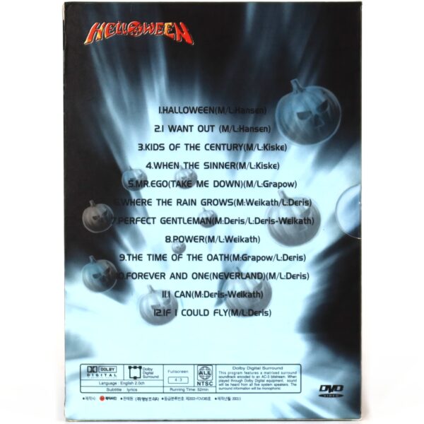 Helloween - Golden Hit Pops Korean DVD Video Korea
