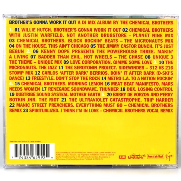 The Chemical Brothers - Brothers Gonna Work It Out Korean CD Album Korea