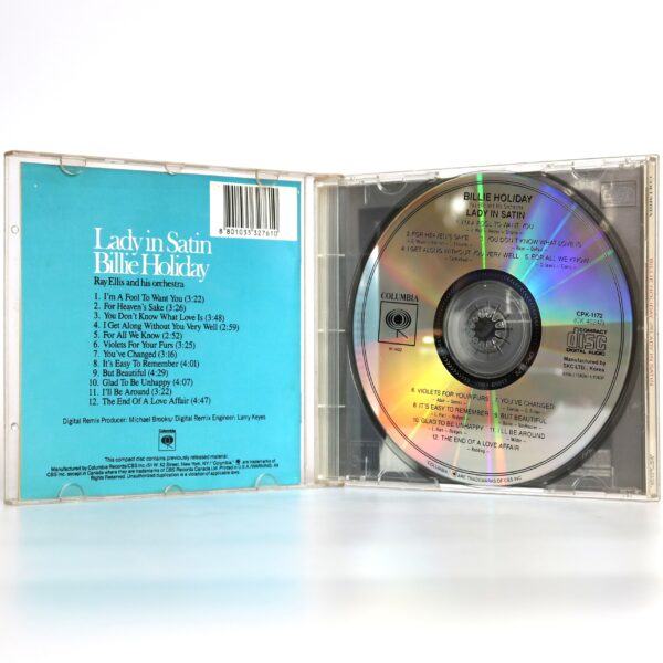 Billie Holiday - Lady In Satin Korean CD Album Korea