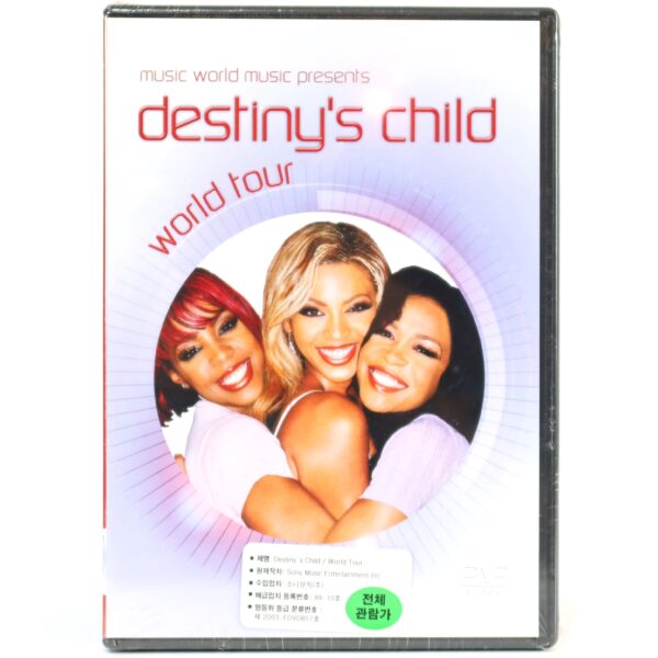 Destiny's Child - World Tour Asian DVD Sealed Korea Import