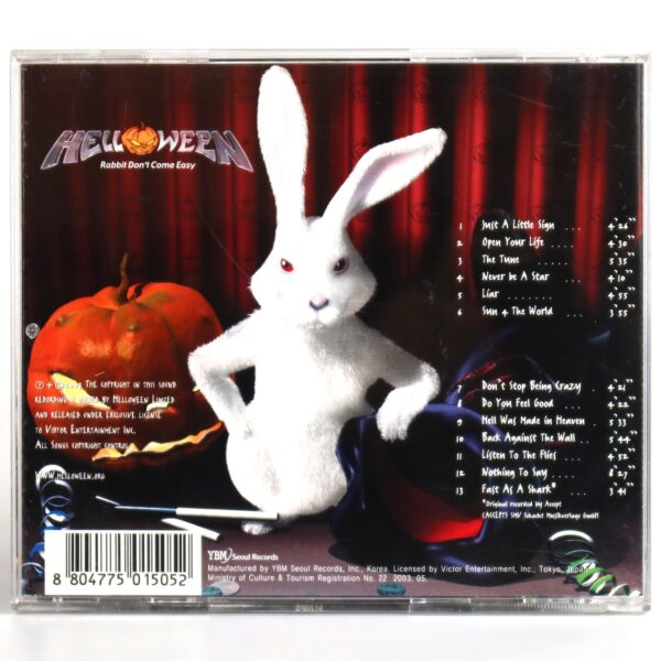 Helloween - Rabbit Don't Come Easy Korean CD Album Korea