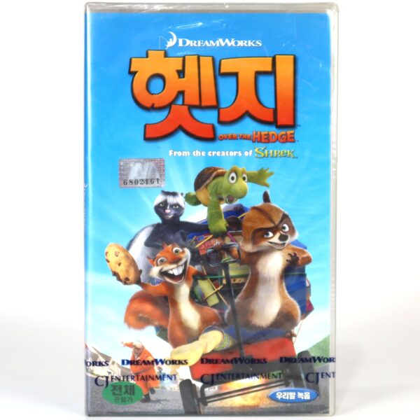 Over The Hedge (2006) Korean Late VHS Retail Sealed Dubbed [NTSC] Korea