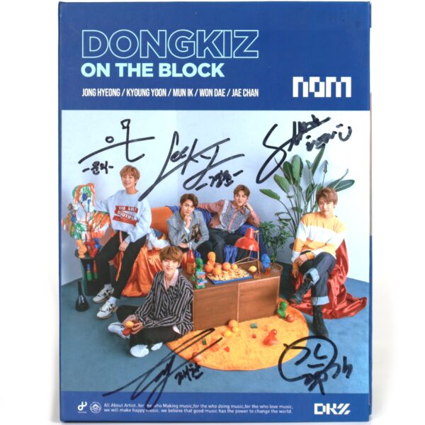 Dongkiz - On The Block Signed Autographed Album CD Promo 2019 K-Pop DKZ Nom