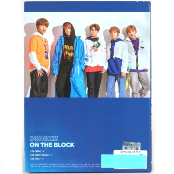 Dongkiz - On The Block Signed Autographed Album CD Promo 2019 K-Pop DKZ Nom