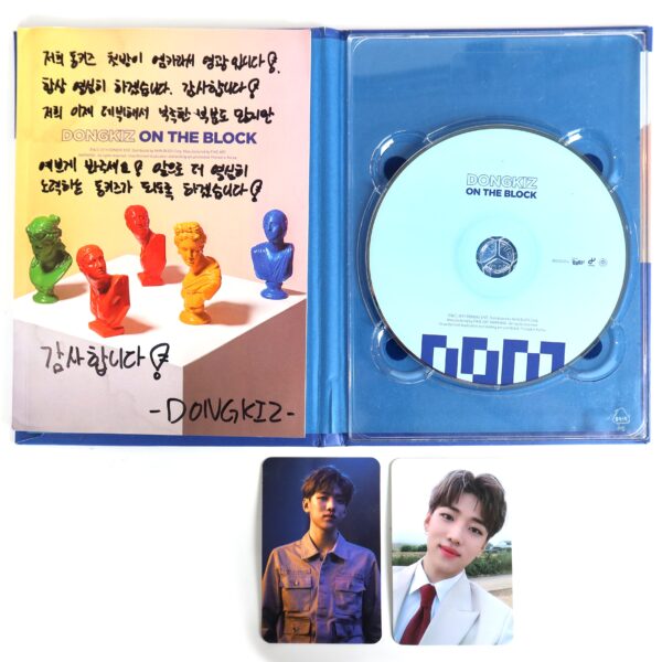 Dongkiz - On The Block Signed Autographed Album CD Promo 2019 K-Pop DKZ Nom