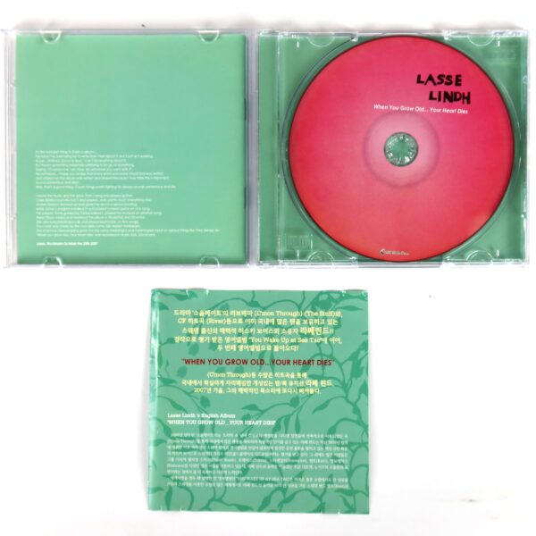 Lasse Lindh - When You Grow Old… Your Heart Dies Korean CD Album Korea