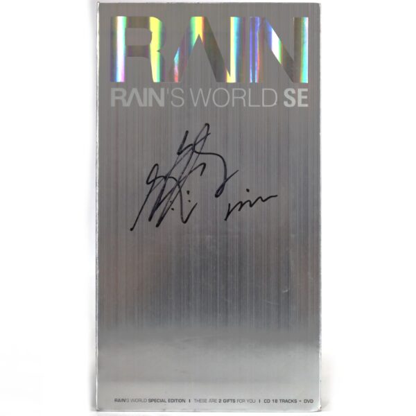 Rain - Rain's World Special Edition Double Signed 4th Album CD Promo 2006 Bi