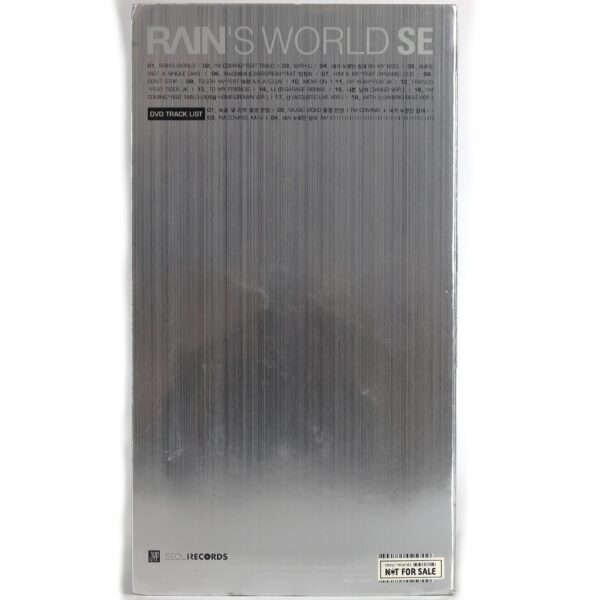 Rain - Rain's World Special Edition Double Signed 4th Album CD Promo 2006 Bi