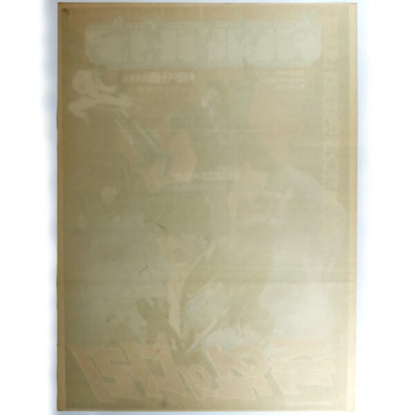 Kicks of Death (1974) Vintage Original Korean Movie Poster Korea 죽엄의 다리