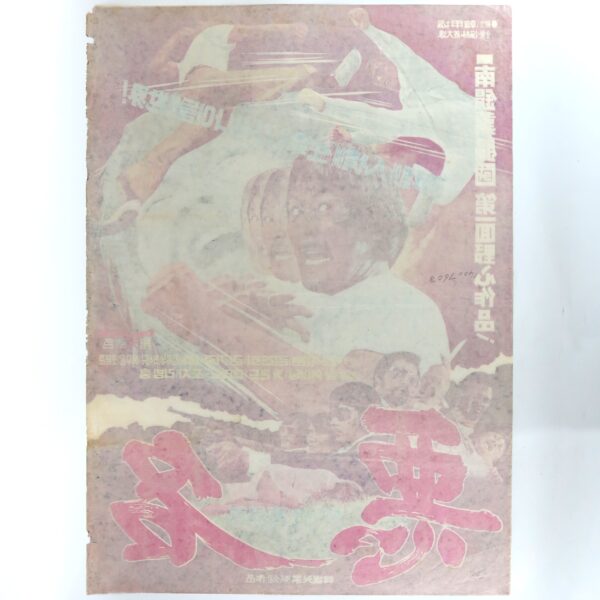 Notoriety (1974) Vintage Original Korean Movie Poster Korea 악명