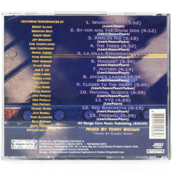 Working Man - A Tribute to Rush Korean CD Album Korea Mike Portnoy