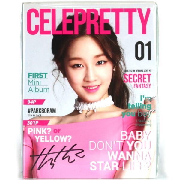 Park Boram - Celepretty 1st Mini Album Signed Promo CD Album K-Pop 2015