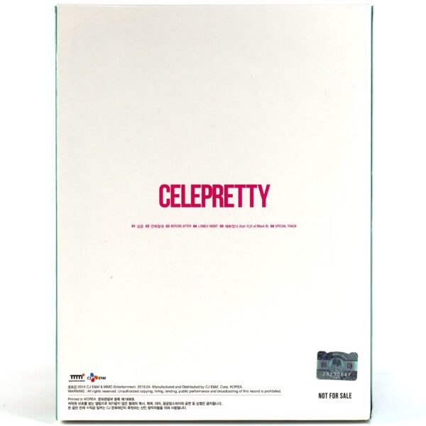 Park Boram - Celepretty 1st Mini Album Signed Promo CD Album K-Pop 2015