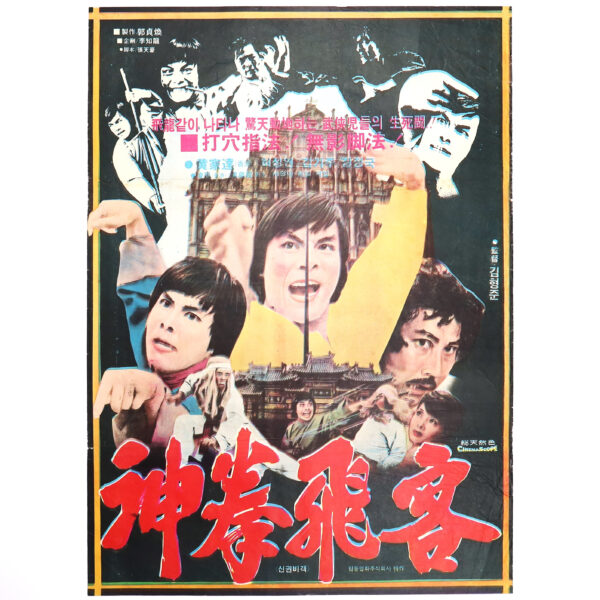 Fighter With Miraculous Martial Arts (1978) Korean Movie Poster Korea 신권비객 2
