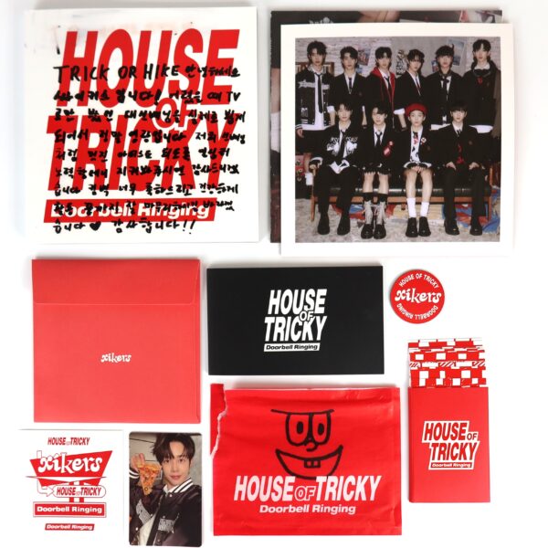 Xikers - House of Tricky : Doorbell Ringing 1st Mini Album Signed CD Promo 2023