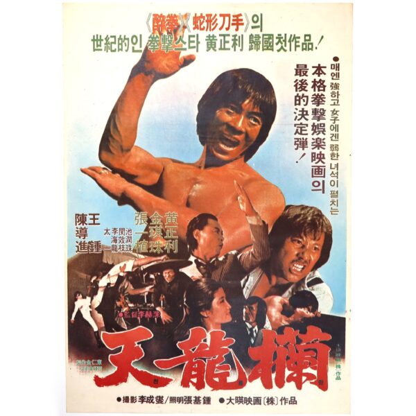 Chunyong-ran (1981) Vintage Korean Movie Poster Korea Hwang Jang Lee 천용란