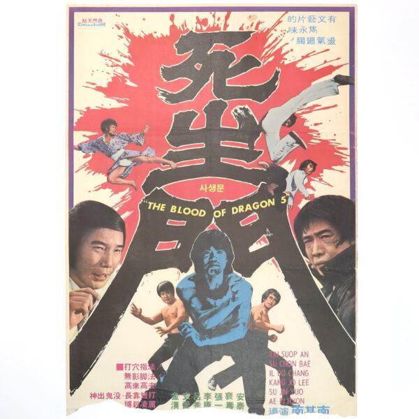 Gate of Life or Death (1977) Vintage Original Korean Movie Poster Korea 사생문