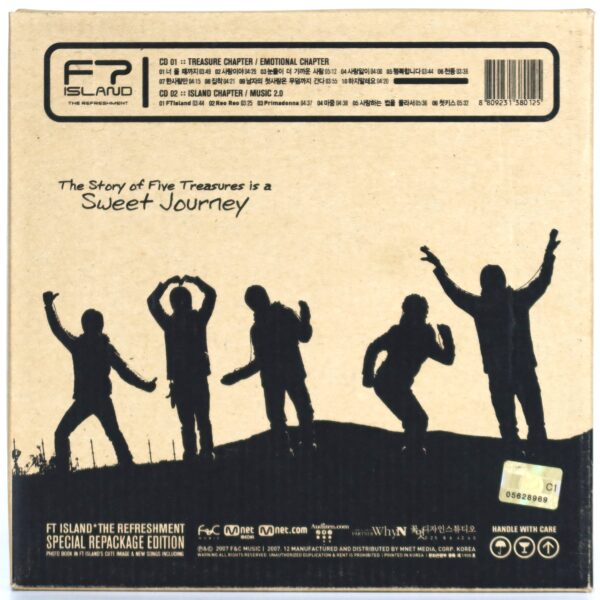 FTISLAND - The Refreshment Special Repackage Album CD K-Pop 2007 FT Island