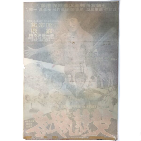 Fists of Bruce Lee (1977) Vintage Korean Movie Poster Korea Taiwan 쌍용비객 1