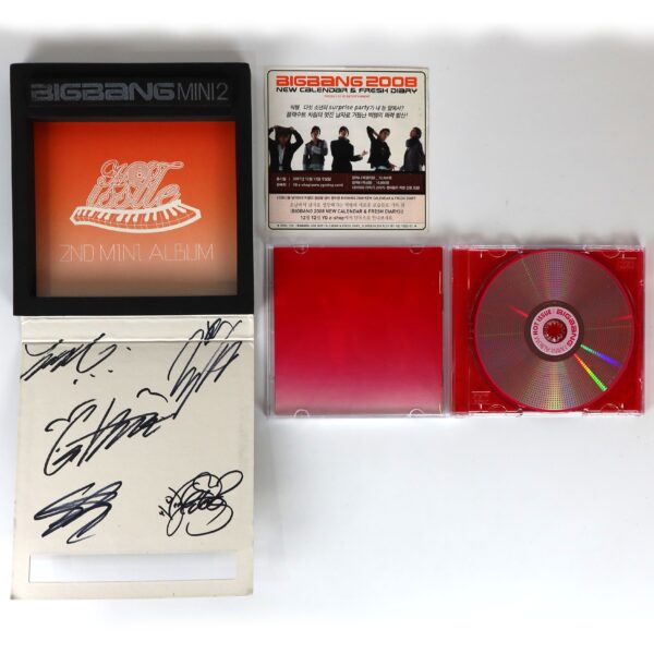 Bigbang - Hot Issue 2nd Mini Album Signed Autographed CD 2007