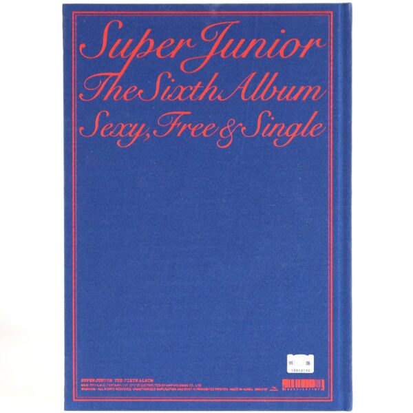 Super Junior - Sexy, Free & Single Pages Signed CD Album Promo K