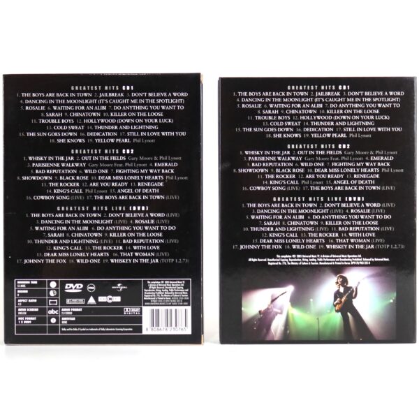 Thin Lizzy - Greatest Hits Korean 2 CD + DVD Box Set Korea OBI