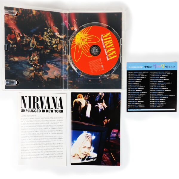 IMG_7380 Nirvana - Unplugged in New York Korean DVD + Insert Korea