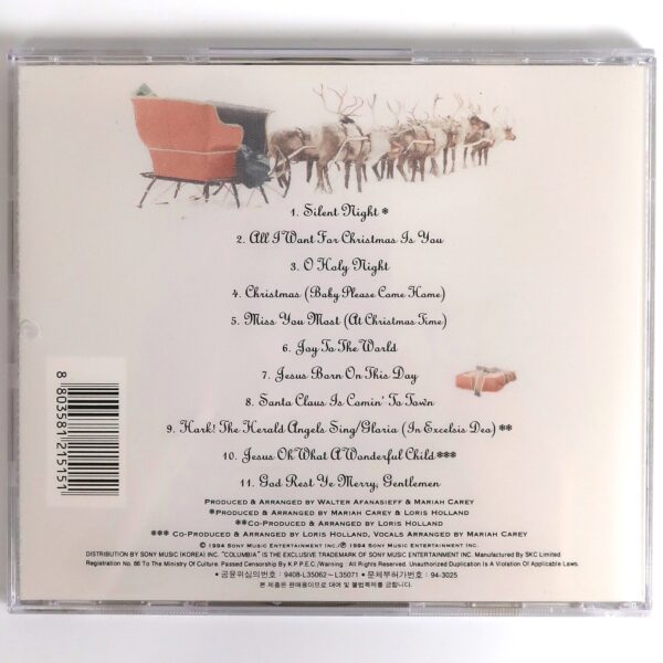 Mariah Carey - Merry Christmas Korean Album CD Korea