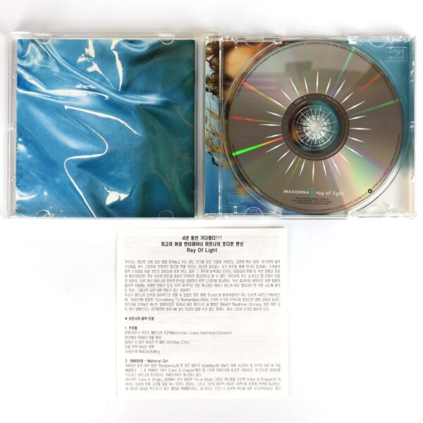 Madonna - Ray Of Light Korean CD Album + Insert Korea