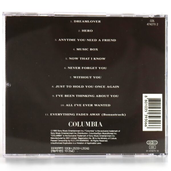 Mariah Carey - Music Box Korean CD Album Korea