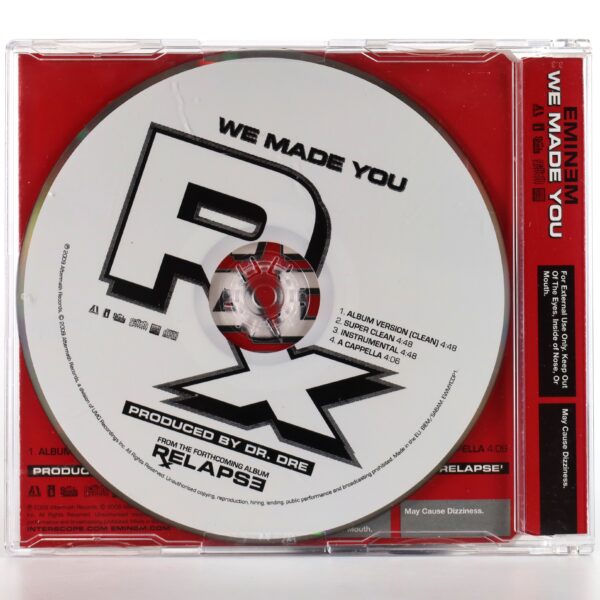 Eminem - We Made You Korean Promo Single CD Album Korea EU