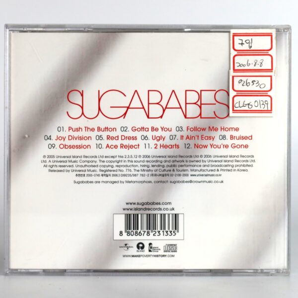 Sugababes - Taller In More Ways Korean CD Album Korea
