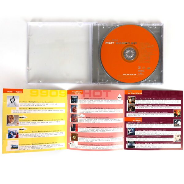 Christina Aguilera BMG Hot Sampler 1999 Korea CD Whitney Houston