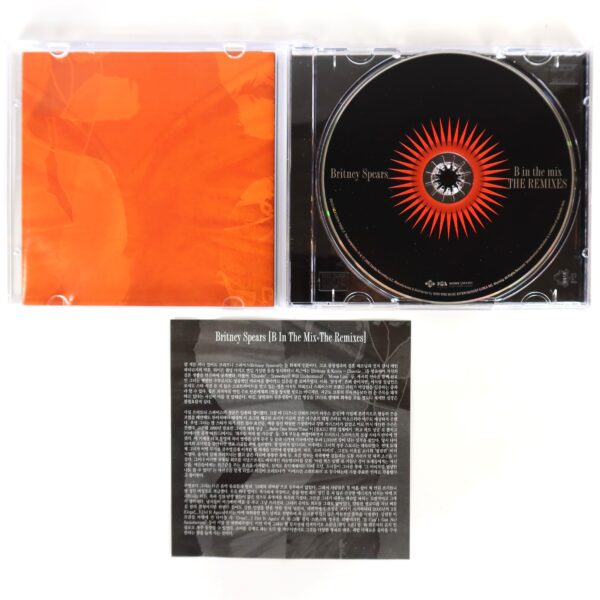 Britney Spears - B In The Mix The Remixes Korean Album CD + Insert Korea