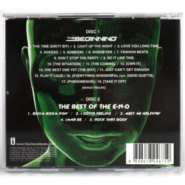 The Black Eyed Peas - The Beginning Korean Deluxe Double Album CD Korea