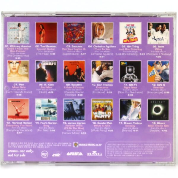 Whitney Houston Cover BMG Hot Sampler 07 Korean CD Promo Korea 2000