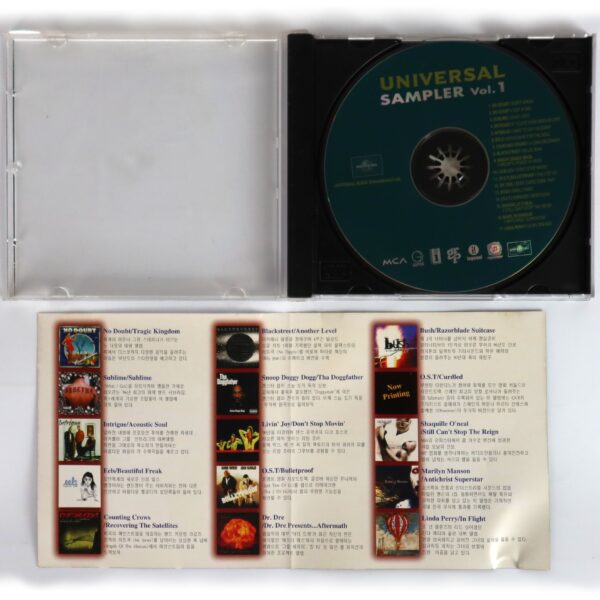 No Doubt Cover Universal Sampler Vol. 1 Korean Promo CD Korea 1997