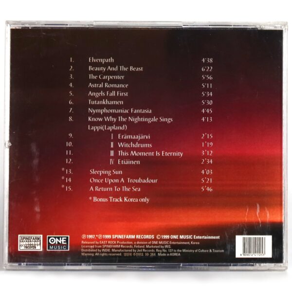 Nightwish - Angels Fall First Korean Album CD Korea
